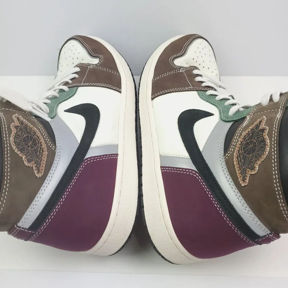 Nike Air Jordan 1 Retro High OG Hand Crafted Sneakers DH3097-001 Men's 12